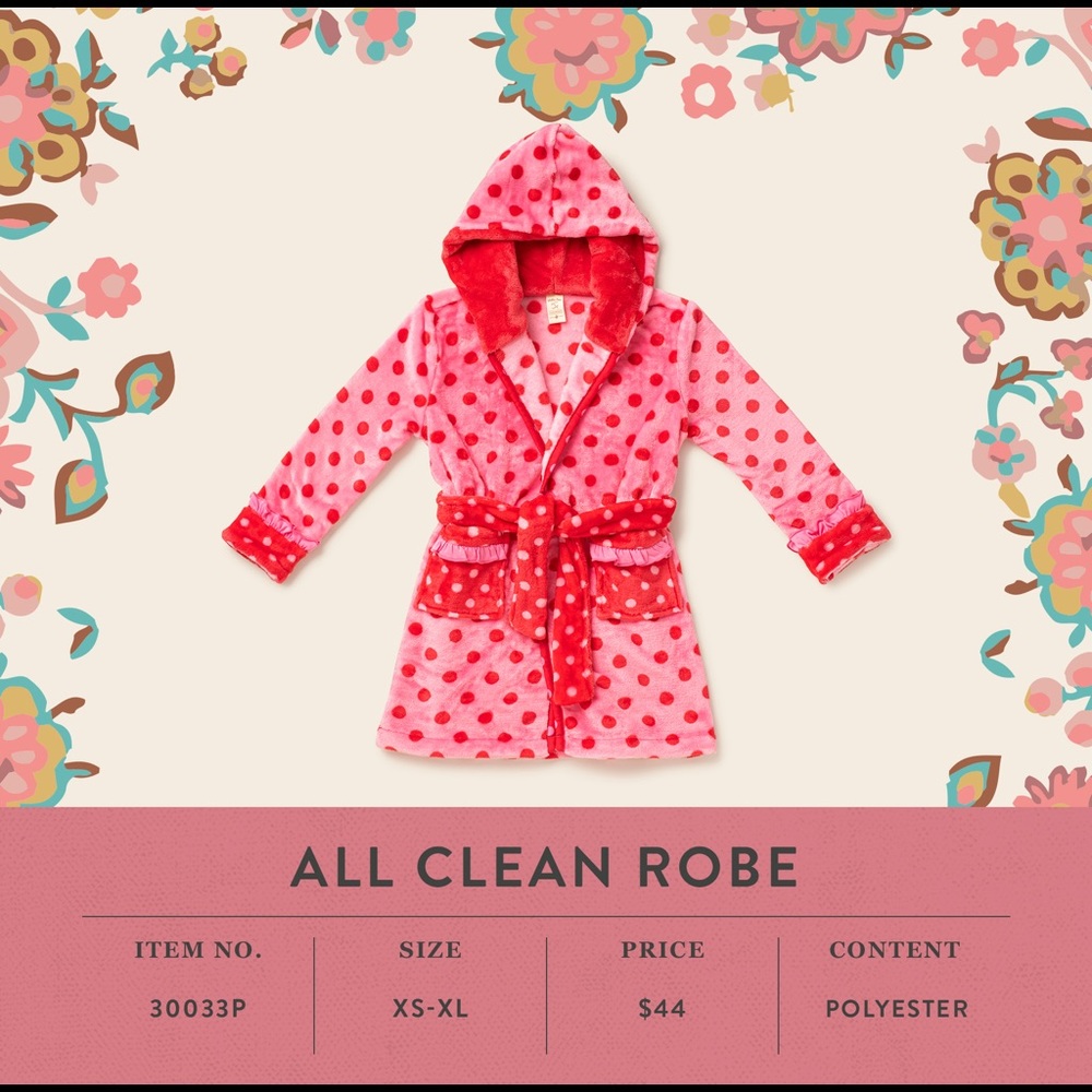 COPY - Matilda Jane All Clean Robe - Sz Small NIB